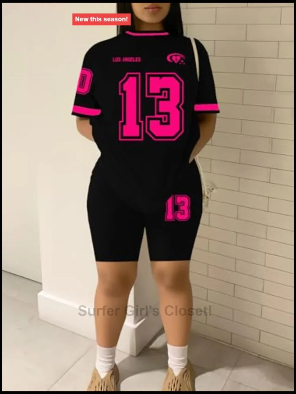 Two Piece Set Summer Sweatsuit Short Workout Jogger Matching Tracksuit